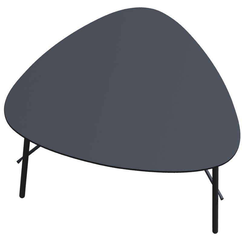 PAPERFLOW table basse LAZY, blanc, 60×50×45 cm